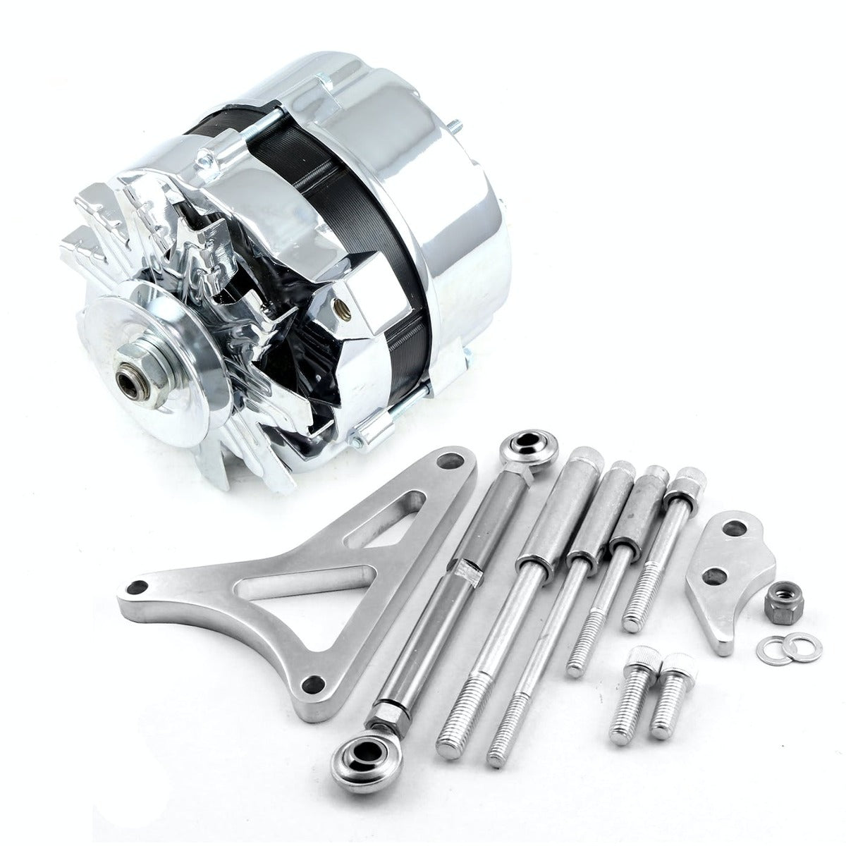 Speedmaster PCE360.1113 100 Amp V-Belt High Output Alternator and Bracket Kit