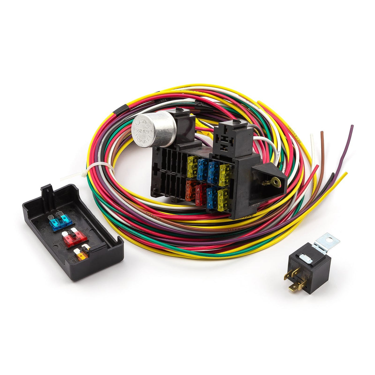 Speedmaster PCE368.1010 Universal 8 Circuit Wiring Harness Kit Street Rod Hot Rod Race Car