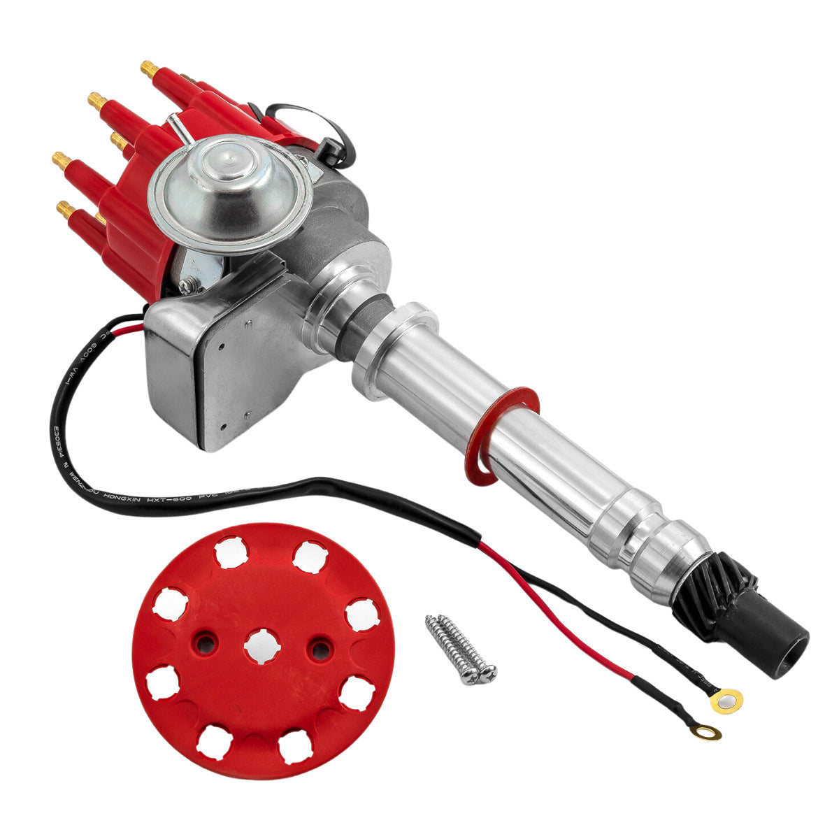 Speedmaster PCE376.1079 Ready to Run Electronic Distributor (Vacuum) - Red Cap