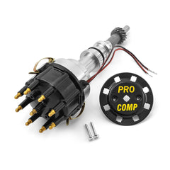 Speedmaster PCE376.1100.04 8000 Series Pro Billet Distributor Short Body [Black]