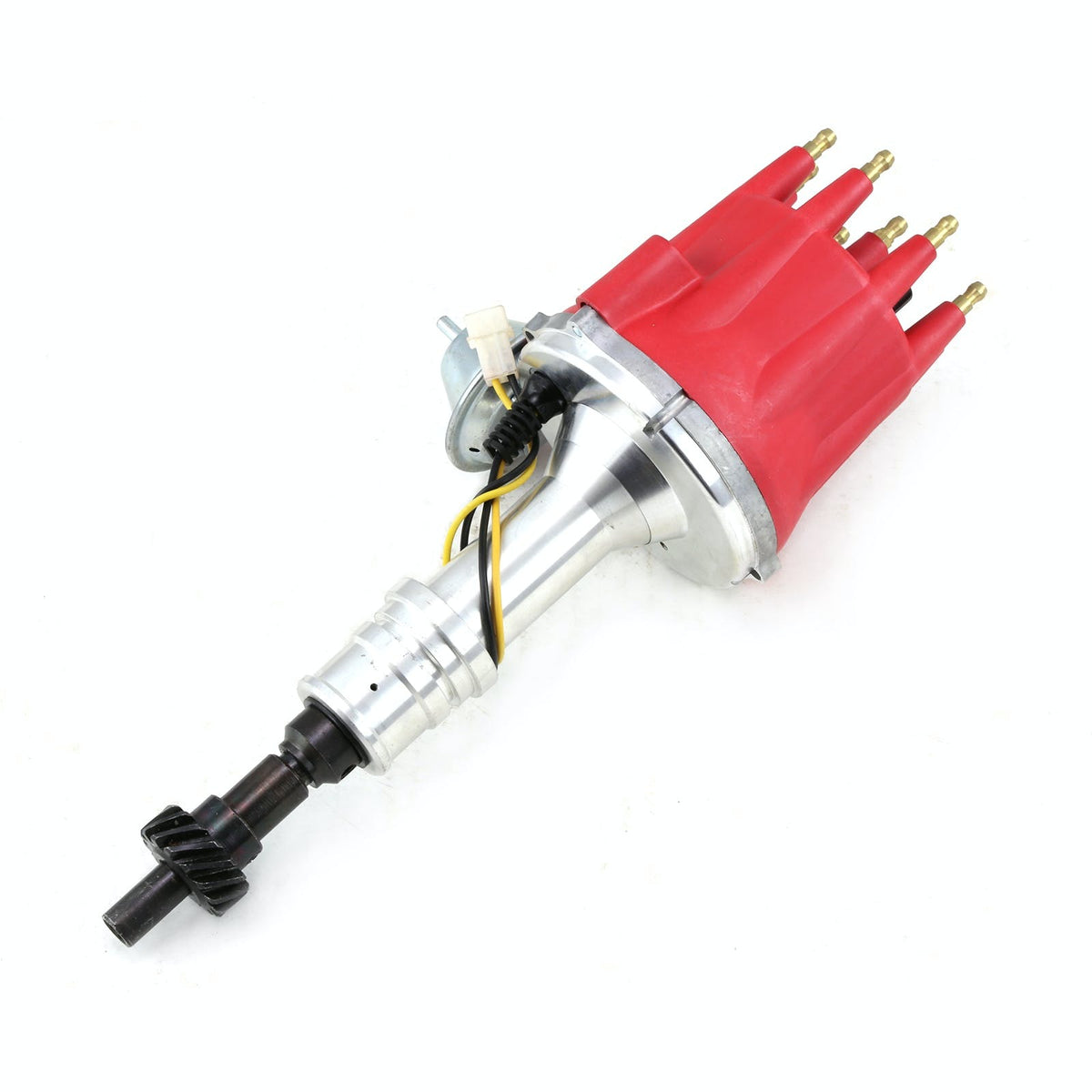 Speedmaster PCE376.1104.02 8000 Series Pro Billet Distributor w/ Vacuum [Red Screw-on]