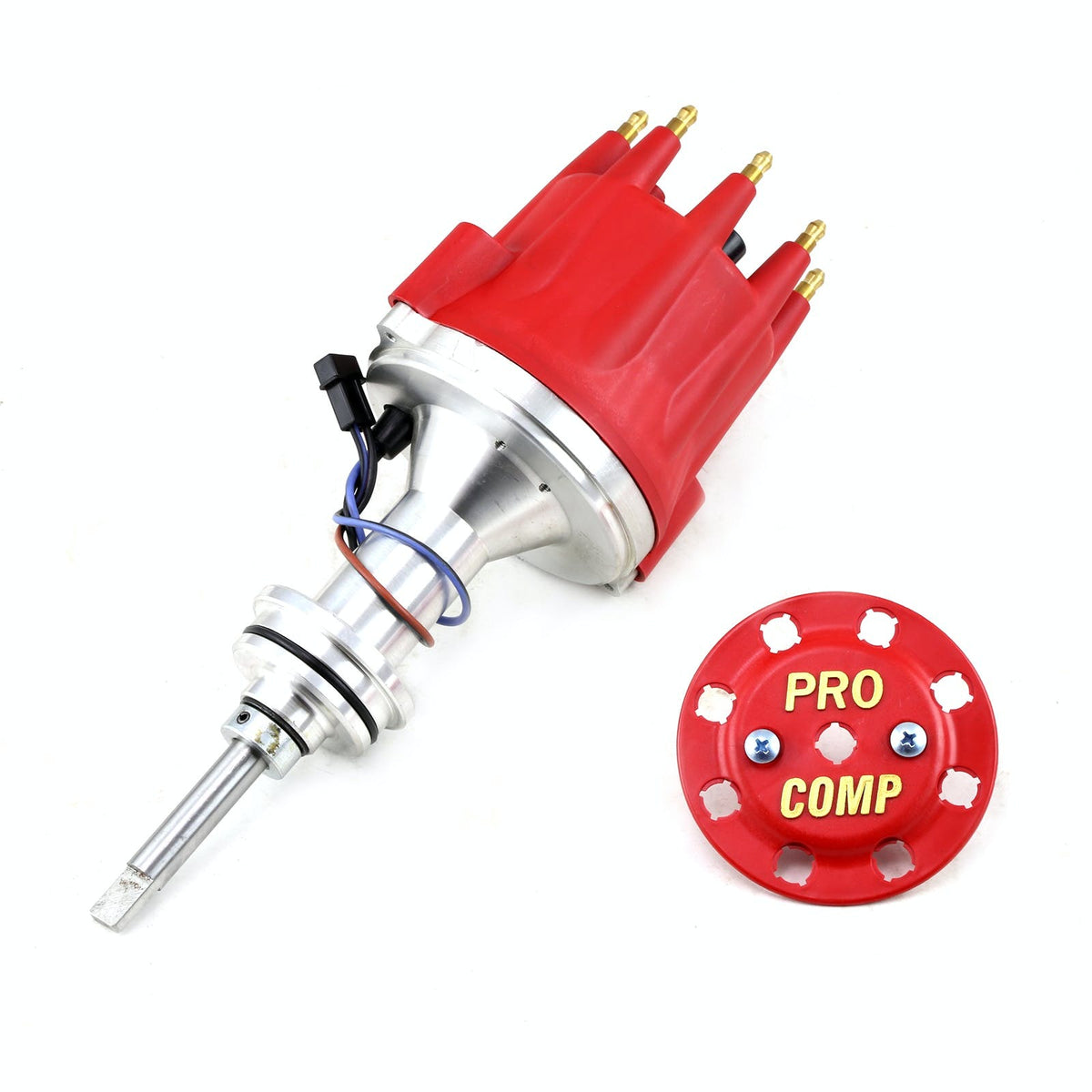 Speedmaster PCE376.1114.03 8000 Series Pro Billet Distributor [Red Screw-on]