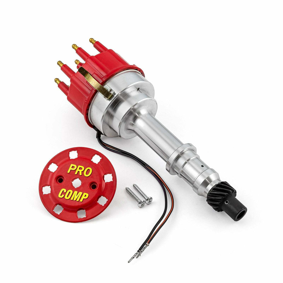 Speedmaster PCE376.1116 Race Pro Billet Aluminum Distributor - Red Cap