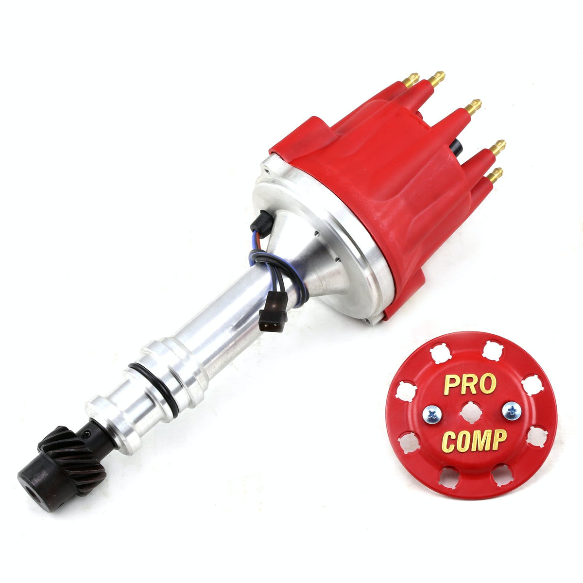 Speedmaster PCE376.1117.02 8000 Series Pro Billet Distributor [Red Screw-on]