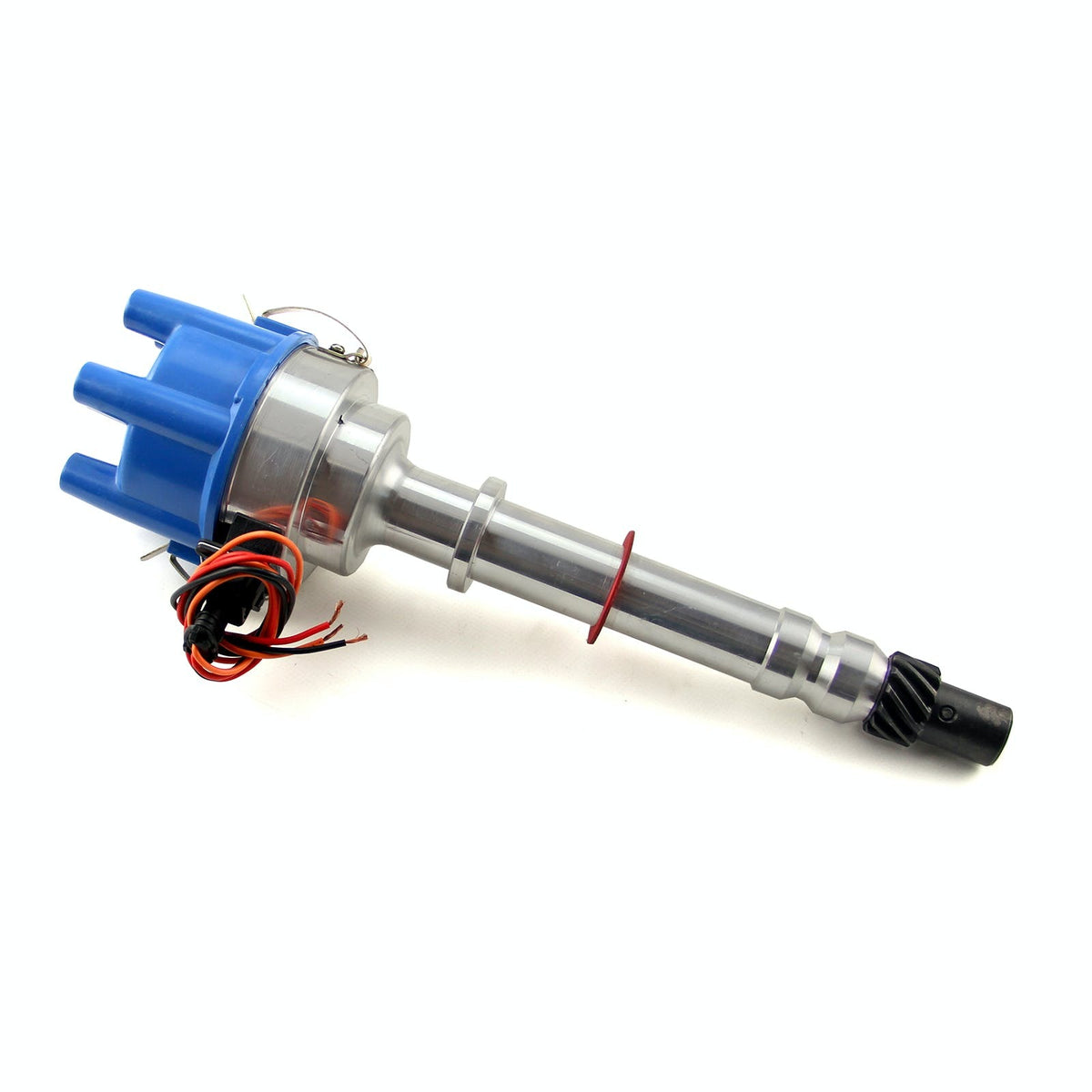 Speedmaster PCE376.1121 Race Pro Billet Ready to Run Electronic Distributor Blue Cap