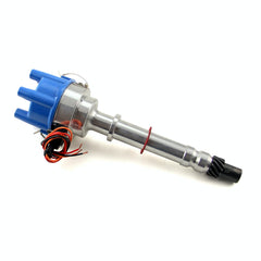Speedmaster PCE376.1121 Race Pro Billet Ready to Run Electronic Distributor Blue Cap