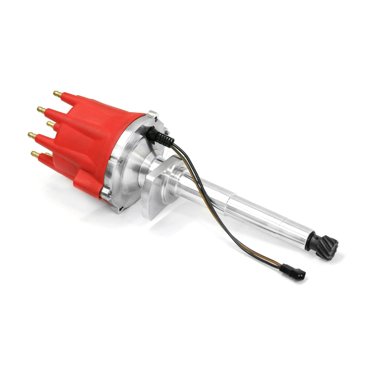 Speedmaster PCE376.1156 Race Pro Billet Aluminum Distributor - Red Cap