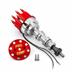Speedmaster PCE376.1157 Race Pro Billet Aluminum Distributor - Red Cap