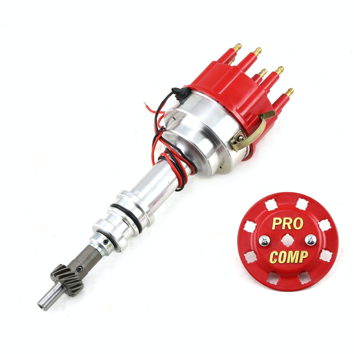 Speedmaster PCE376.1222.01 8020 Series Pro Billet Ready to Run Distributor [Red]