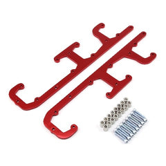 Speedmaster PCE381.1004 Red Billet Aluminum Coil Pack Bracket Kit with Hardware