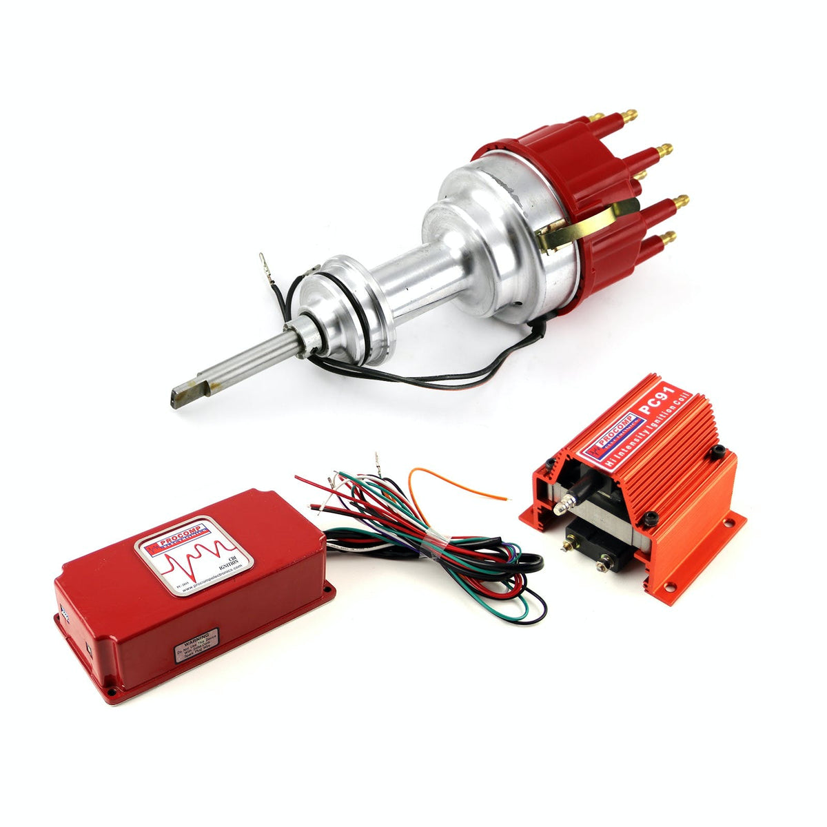 Speedmaster PCE385.1013 Pro Billet Distributor 6AL CDI Ignition and Coil Kit