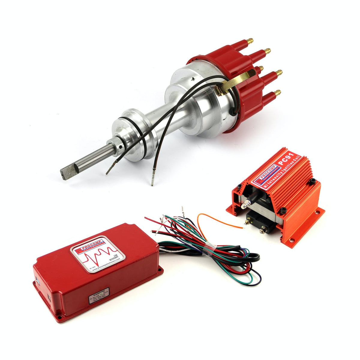 Speedmaster PCE385.1015 Pro Billet Distributor 6AL CDI Ignition and Coil Kit