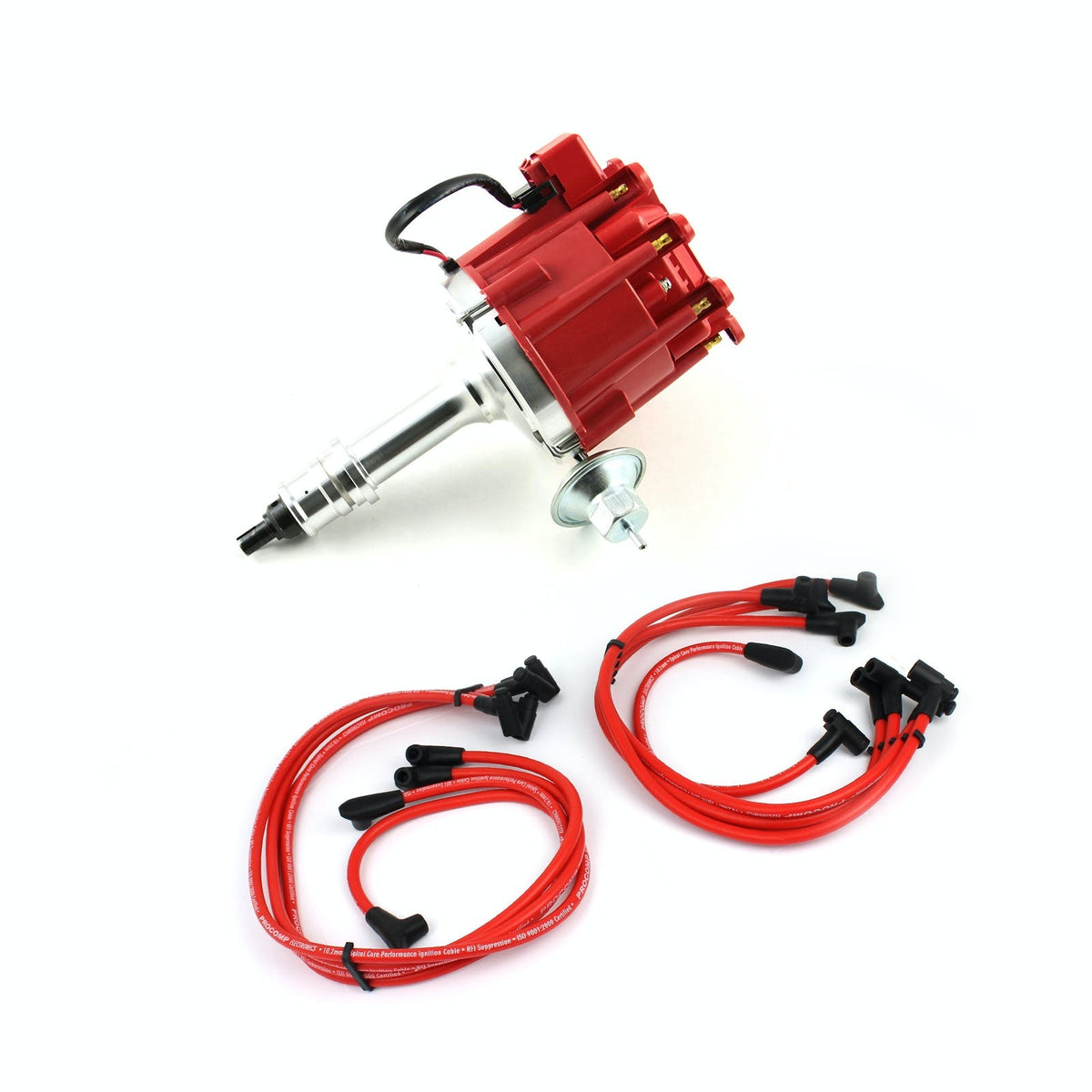 Speedmaster PCE385.1021 65K Coil Thunder HEI Distributor w/10.5mm Spark Plug Wires