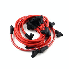 Speedmaster PCE390.1001 90 Deg to 90 Deg Over Covers Female Red Spark Plug Wires Suits Chevy