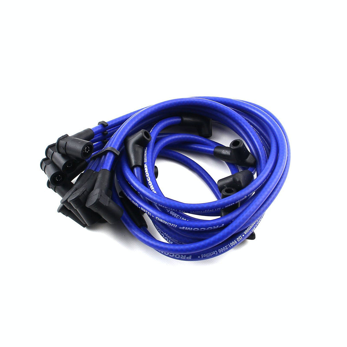 Speedmaster PCE390.1002 90 Deg to 90 Deg Over Covers Female Blue Spark Plug Wires Suits Chevy