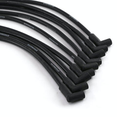 Speedmaster PCE390.1006 90 Deg to 90 Deg Over Covers Male Black Spark Plug Wires Suits Chevy