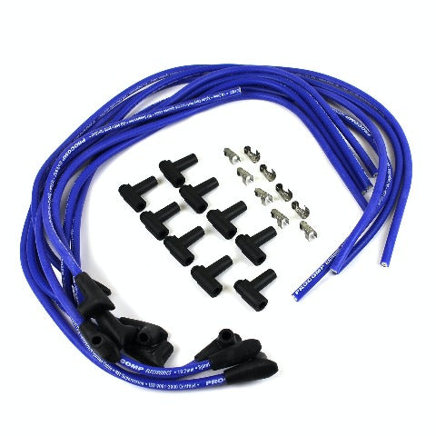 Speedmaster PCE390.1014 90 Deg to 90 Deg Non Terminated Under Covers Male Blue Spark Plug Wires