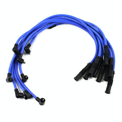 Speedmaster PCE390.1020 90 Deg to Straight - Female - Blue Spark Plug Wires (Suits Ford)