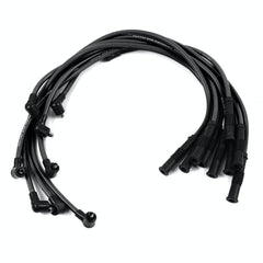 Speedmaster PCE390.1021 90 Deg to Straight - Female - Black Spark Plug Wires (Suits Ford)