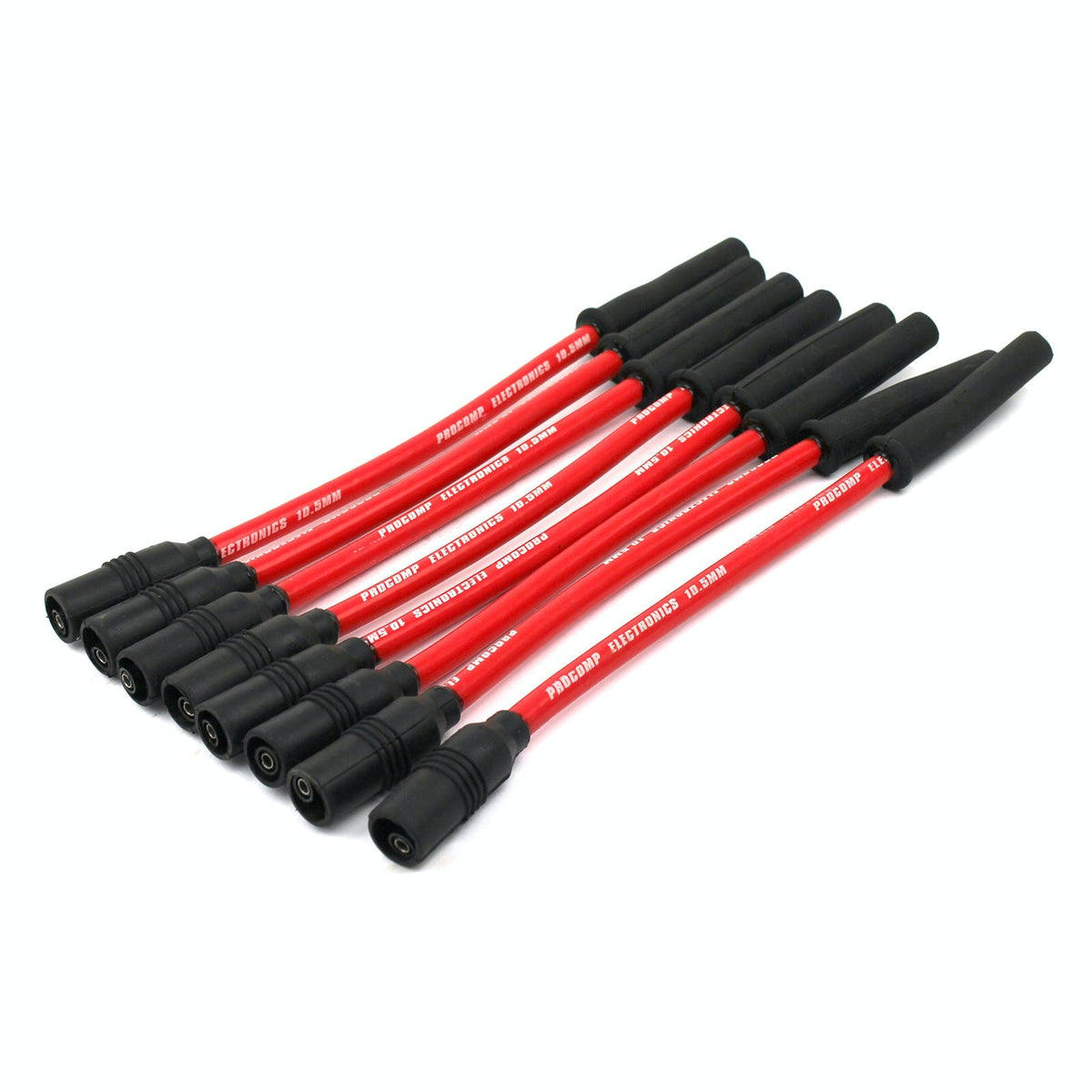 Speedmaster PCE390.1025 Straight Coil On Cover - Red Spark Plug Wires