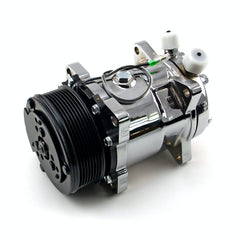 Speedmaster PCE413.1002 Serpentine Belt Sanden 508 Style Chrome Air Compressor AC Air Conditioning