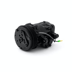 Speedmaster PCE413.1007 Serpentine Belt Sanden Style 7176 Small Body Black AC Air Compressor