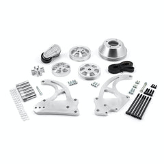 Speedmaster PCE415.1050 Billet Aluminum High Mount Serpentine Pulley Set