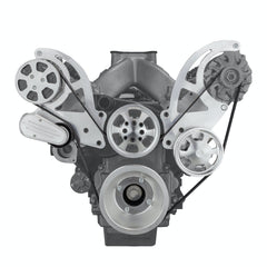 Speedmaster PCE415.1050 Billet Aluminum High Mount Serpentine Pulley Set