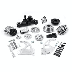 Speedmaster PCE415.1052 Billet Aluminum Serpentine Pulley Set and Components Kit