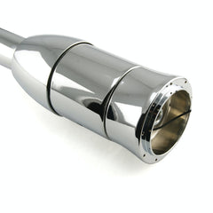 Speedmaster PCE423.1002 32 Floor Shift Tilt Steering Chrome Column With Steering Wheel Adapter