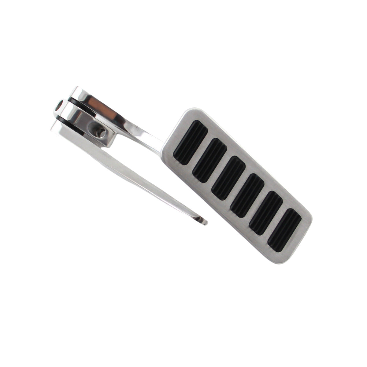 Speedmaster PCE427.1002 Chrome Steel Adjustable Gas Pedal Assembly With 6 Rubber Inserts
