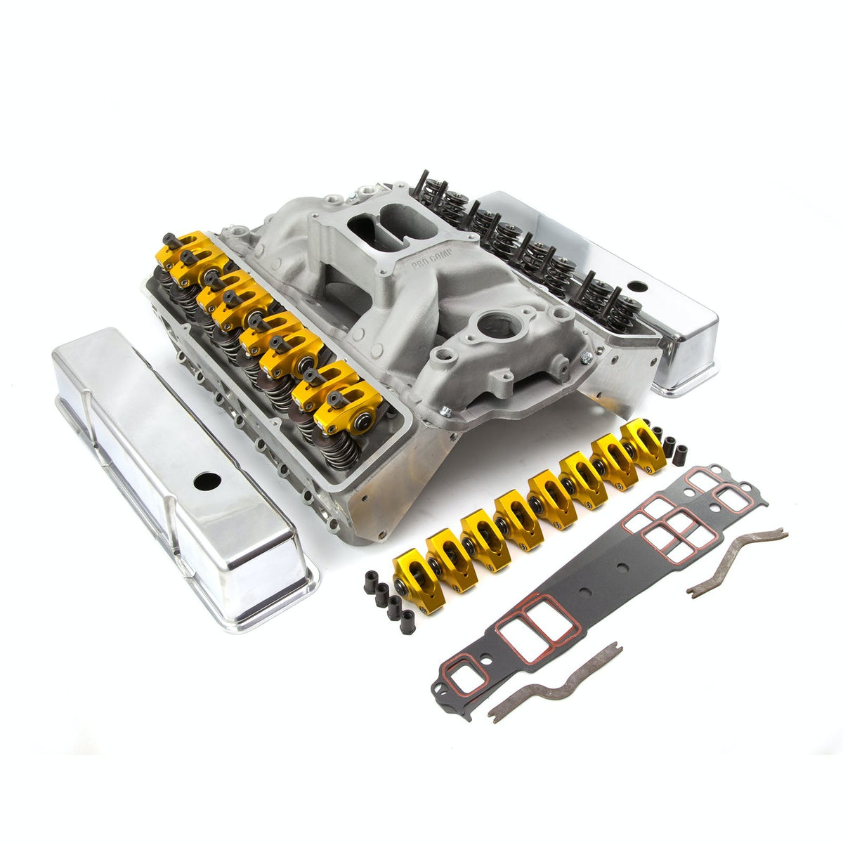 Speedmaster PCE435.1002 Angle Plug Solid FT Cylinder Head Top End Engine Combo Kit