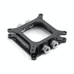 Speedmaster PCE474.1002 Aluminum 4150 to 4500 CNC Machined Carburetor Spacer w/ Burst Panel Check Valves