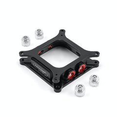 Speedmaster PCE474.1002 Aluminum 4150 to 4500 CNC Machined Carburetor Spacer w/ Burst Panel Check Valves