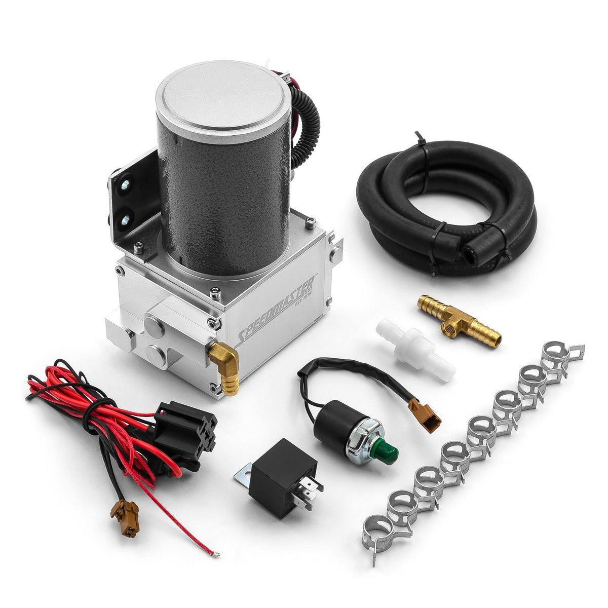 Speedmaster PCE490.1005.01 Universal Power Brake Booster 12V Electric Vacuum Pump Kit