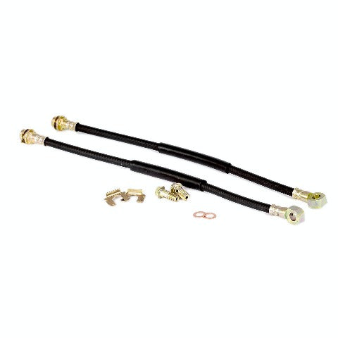 Speedmaster PCE496.1001 10mm Banjo 18 Long Rubber Brake Lines with Hardware