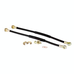 Speedmaster PCE496.1001 10mm Banjo 18 Long Rubber Brake Lines with Hardware
