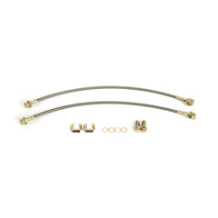 Speedmaster PCE496.1003 7/16 Banjo 18 Long SS Brake Lines(Pair) w/Hardware