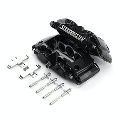 Speedmaster PCE521.1014 6 Piston Billet Caliper Front Pair - Black Powdercoated