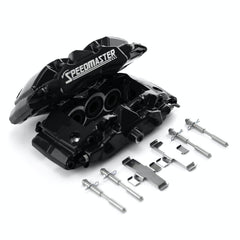 Speedmaster PCE521.1015 6 Piston Billet Caliper Rear Pair - Black Powdercoated