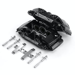 Speedmaster PCE521.1015 6 Piston Billet Caliper Rear Pair - Black Powdercoated