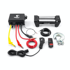 Speedmaster PCE553.1006 Speedmaster 15000lbs / 6803kgs 12V Electric 4wd Winch Kit w/ Wireless Remote