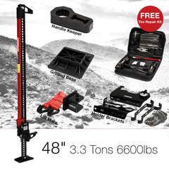 Speedmaster PCE555.1004 48 Farm Jack High Lift 6in1 Super Combo Kit [3.3 Tons 6600lbs]