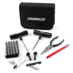 Speedmaster PCE558.1001 30pc Tire Puncture Repair Kit Fix Motorcycle Car Truck - Soft Case