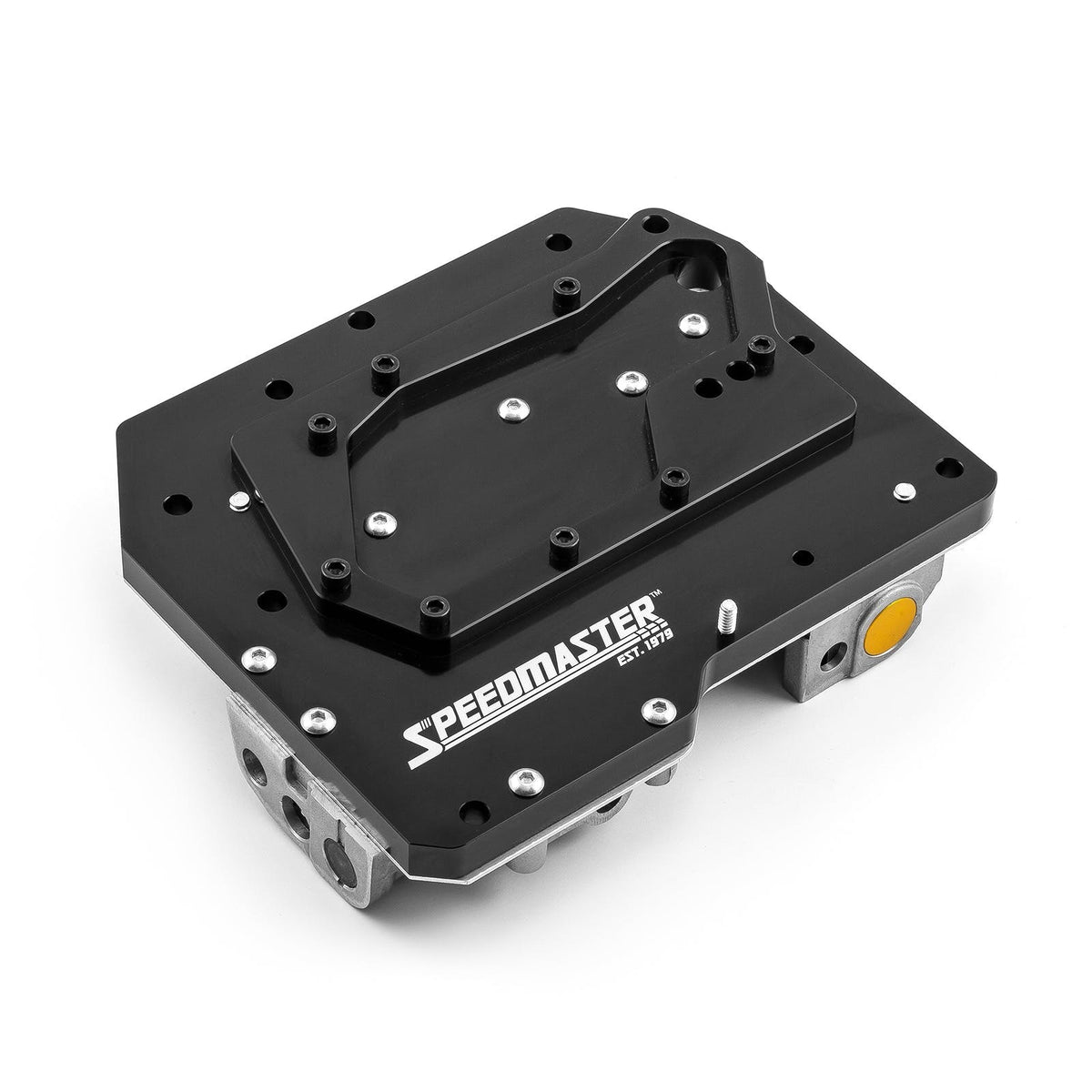 Speedmaster PCE634.1004.02 Billet Aluminum TransBrake Full Manual Reverse Pattern Valve Body Black