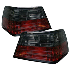 Spyder Auto 5006202 (Spyder) Mercedes Benz W124 E-Class 86-95 (Not fit Wagon) LED Tail Lights-Red Sm