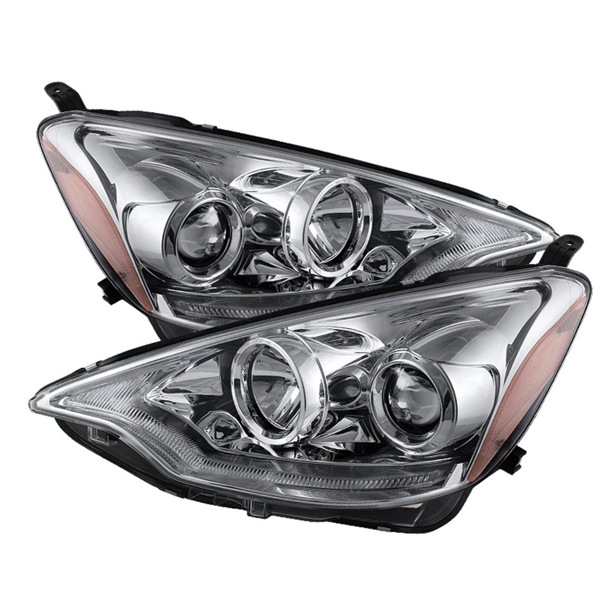 Spyder Auto 5076878 ( SPYDER ) TOYOTA PRIUS C 2012-2013 PROJECTOR HEADLIGHTS-LIGHT BAR DRL-CHROME