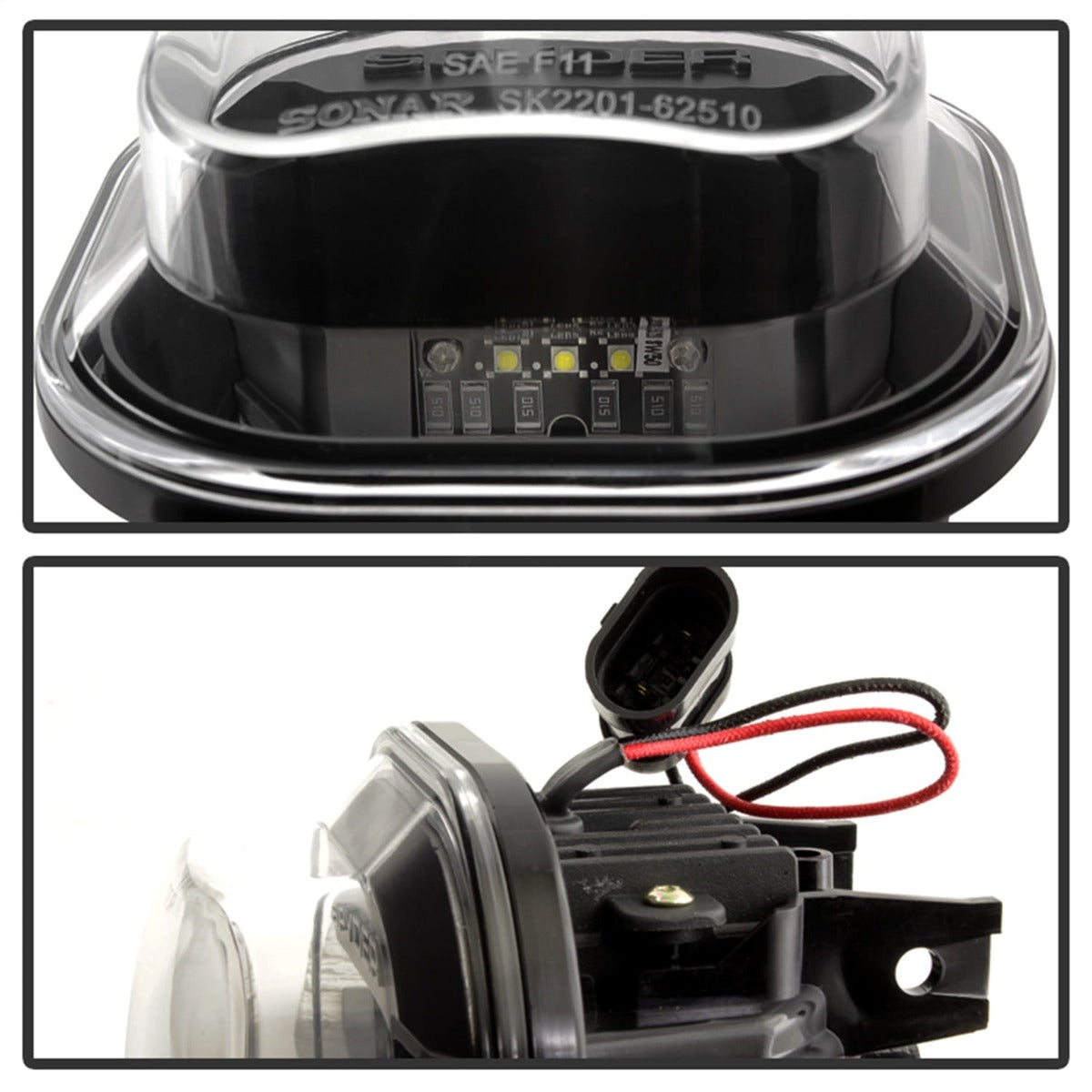 Spyder Auto 5081100 (Spyder) Ford Superduty 11-14 LED Fog Lights-Black