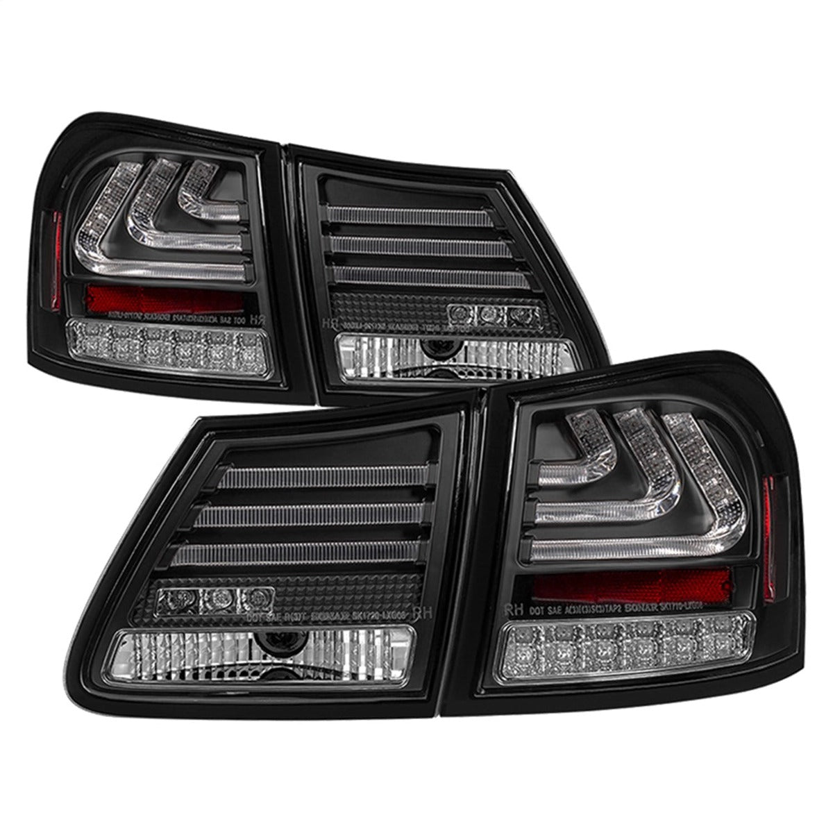 Spyder Auto 5082596 (Spyder) Lexus GS 350 07-11 LED Tail Lights-Black