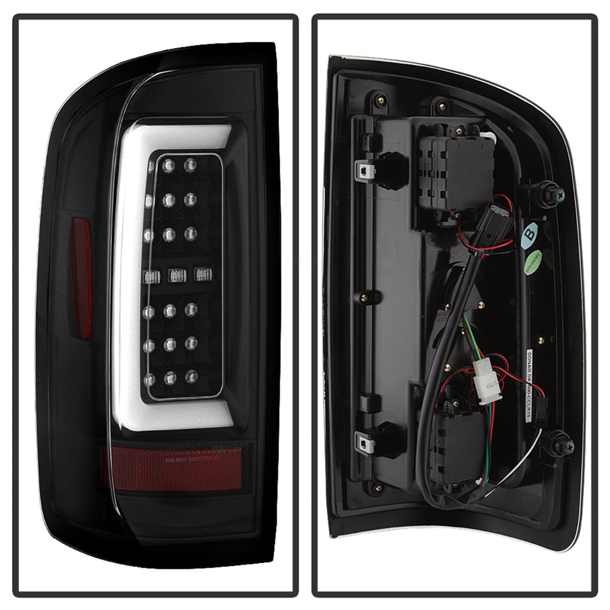 Spyder Auto 5084576 (Spyder) Chevy Colorado 2015-2017 LED Tail Lights-Black